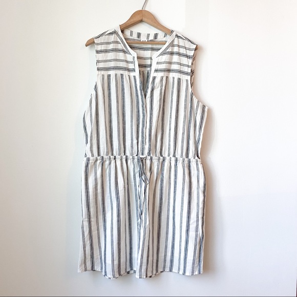 GAP Dresses & Skirts - Striped Linen Dress // GAP